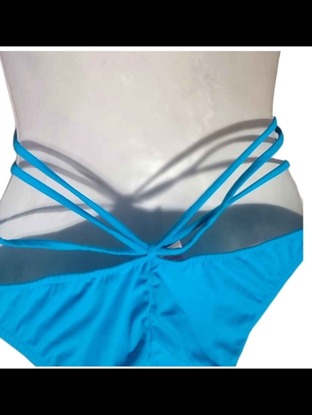 VENUS - Size 6 Aqua Blue Sensual One-Piece Swimsuit - Picture 7 of 8